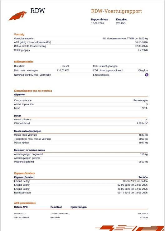 Hoofdafbeelding Volkswagen Transporter
