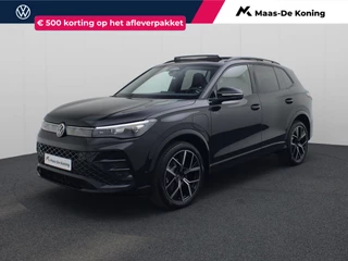 Volkswagen Tiguan 1.5eHybrid 200kW/272PK R-Line Black Style DSG · Panoramadak · Trekhaak · Apple/Android · Garantie t/m 26-06-2030 of 100000km.