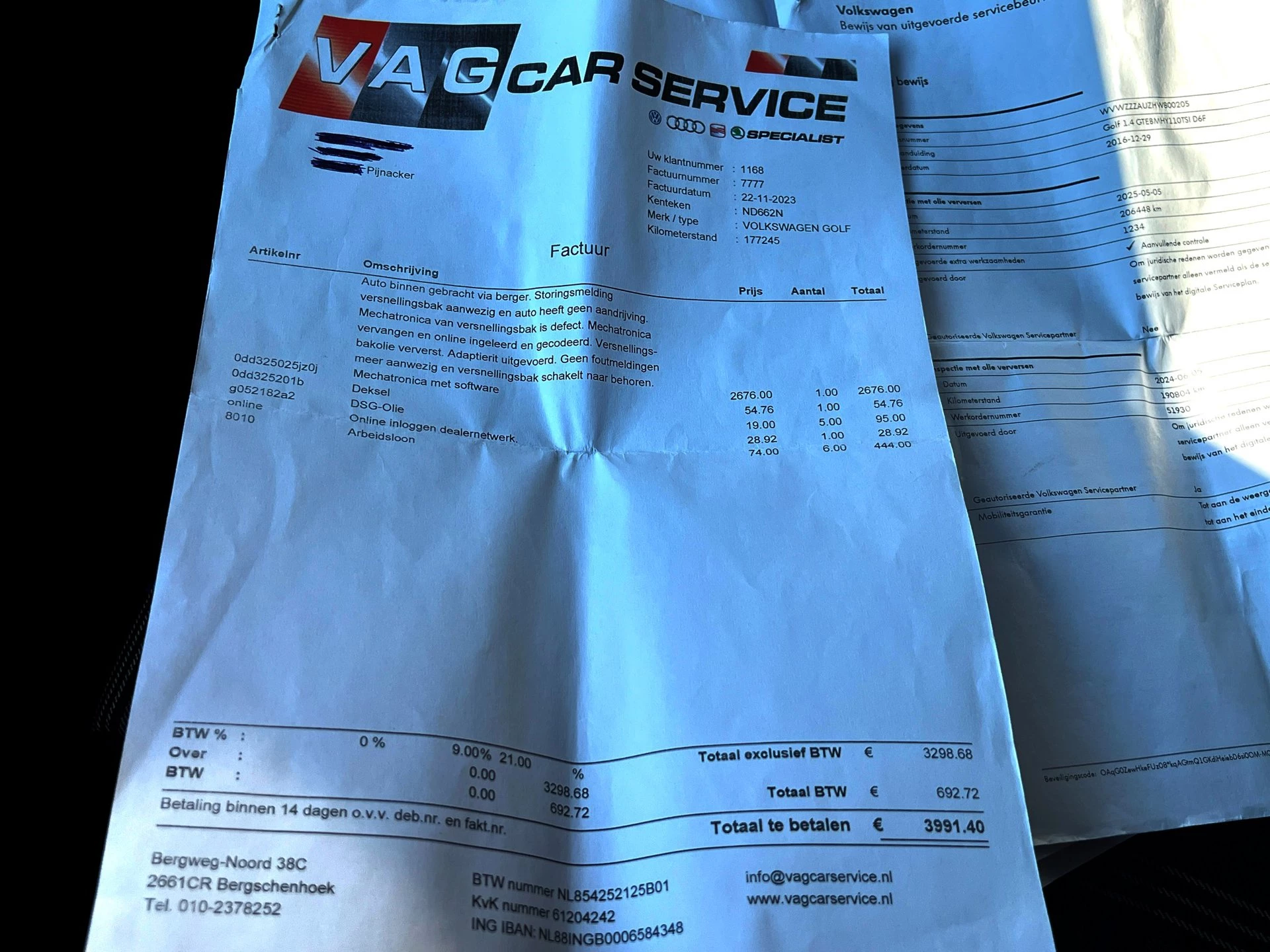 Hoofdafbeelding Volkswagen Golf