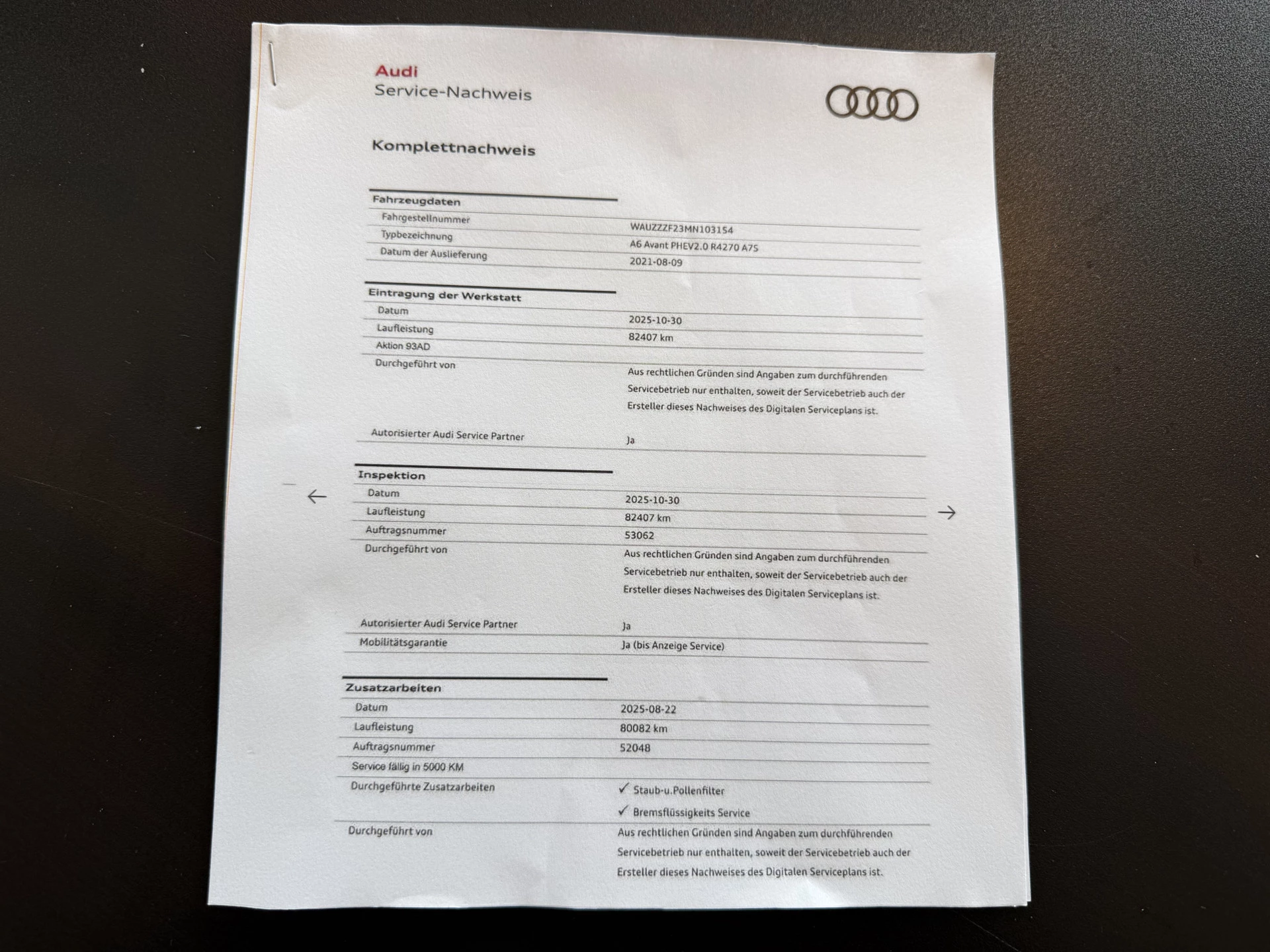 Hoofdafbeelding Audi A6