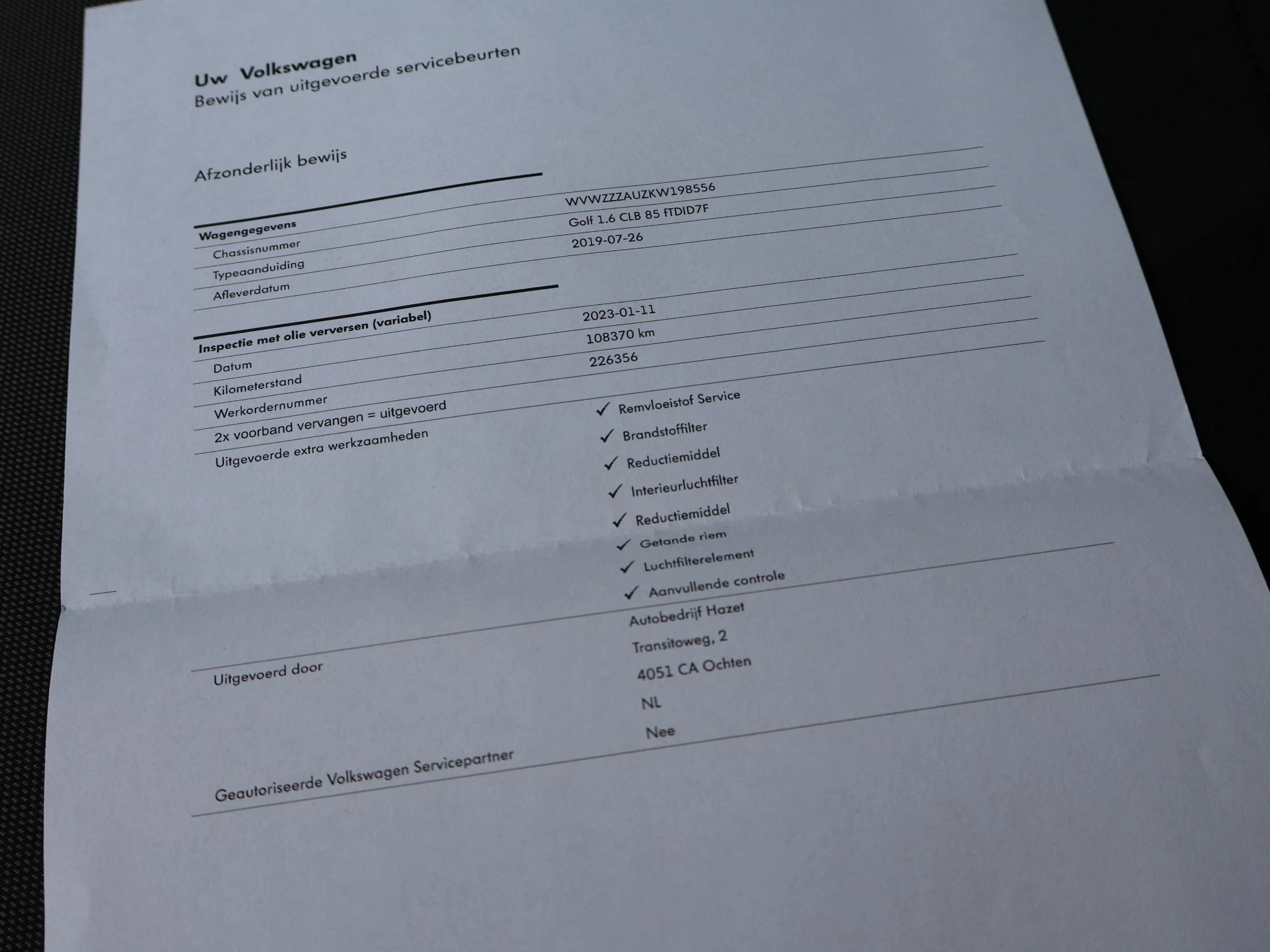 Hoofdafbeelding Volkswagen Golf