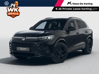 Volkswagen Tiguan R-Line 1.5 eHybrid 204 PK 6 versn. DSG · Voorstoelen verwarmbaar · Sfeerverlichting · Trekhaak inklapbaar, met elektrische ontgrendeling, incl. aanhangermanoeuvreerhulp Trailer Assist · Prijs is inclusief inruilpremie ·