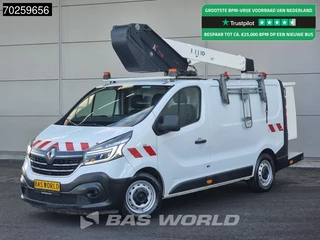 Renault Trafic 145pk Klubb K21B 11,4meter werkhoogte Hoogwerker Euro6 Nacelle Arbeitsbühne 5m3 Airco Cruise control