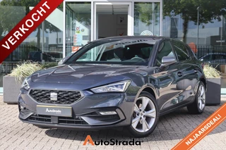 Seat Leon 1.0 FR TSI 110pk | Camera | Sfeer | Keyless | Carplay | Adaptive | Dodehoek | Navi | Climate | Stoelverwarming 