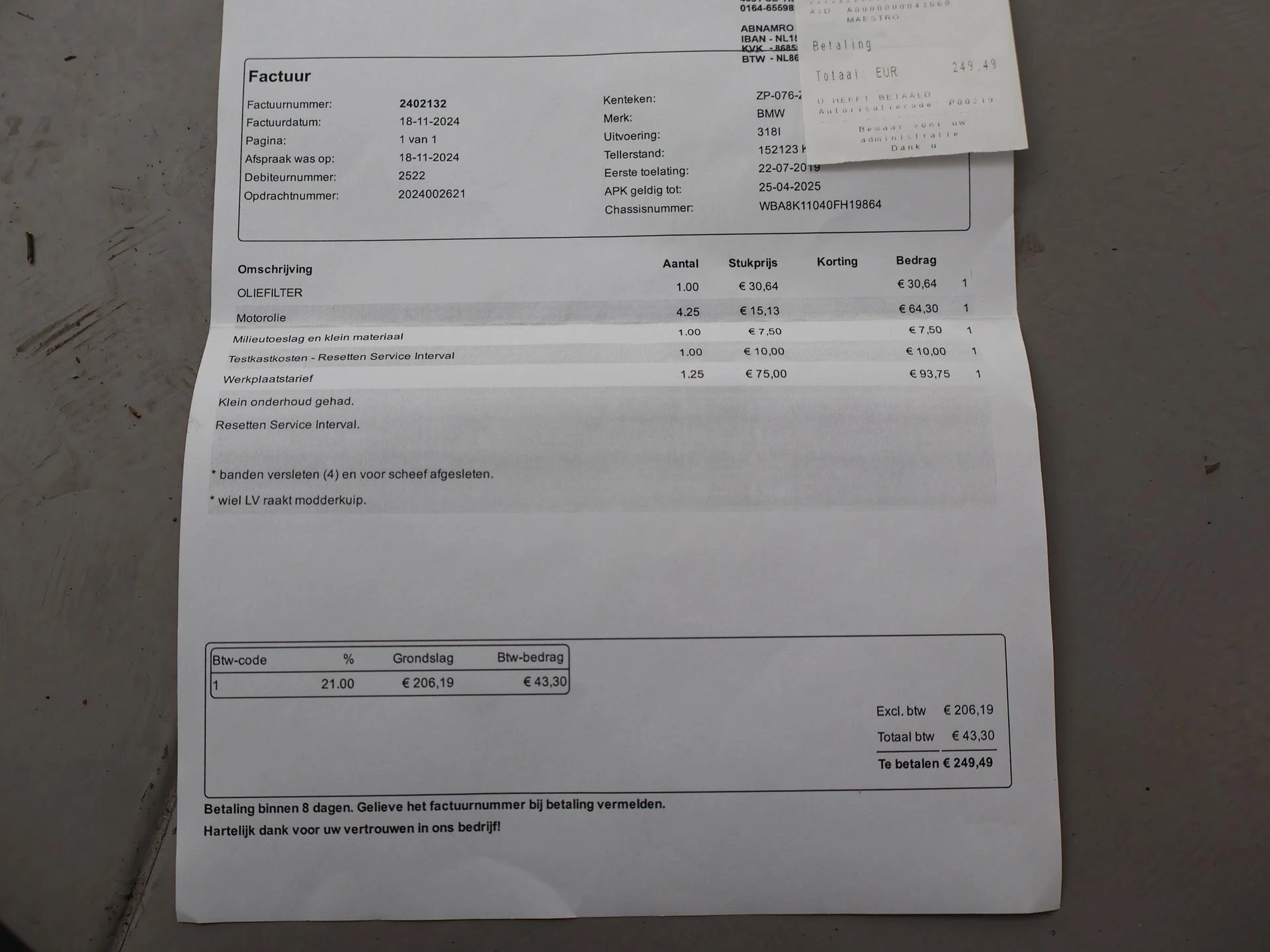 Hoofdafbeelding BMW 3 Serie