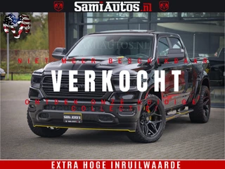 Dodge Ram 1500 GT EDITION | TRX PACK | VIRTUAL COCKPIT | HEAD-UP | ADAPTIVE CRUISE | 360 CAMERA | 5.7 HEMI V8 402PK | 4X4 | Comfortabele Dubbele Cabine met Royale 5 Zitplaatsen | BPM vrij | Nu Leverbaar uit Voorraad | Voorraad Nr 2437