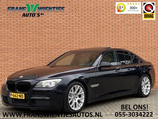 Hoofdafbeelding BMW 7 Serie BMW 7 Serie 740d High Executive M-pakket | Head-Up Display | Softclose | Adaptieve cruise control | 19" Lichtmetaal  | Camera | Leder | Navigatie | Elektrisch Stuurwiel | Stuurwielverwarming