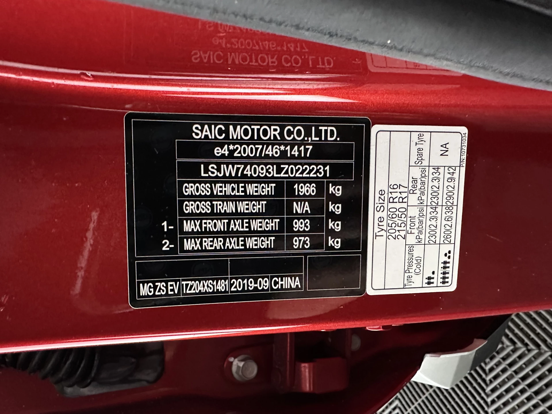 Hoofdafbeelding MG ZS EV