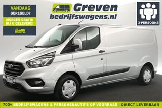 Ford Transit Custom 300 2.0 TDCI L2H1 Airco Cruise LED Parkeersensoren 3 Persoons Elektrpakket Trekhaak