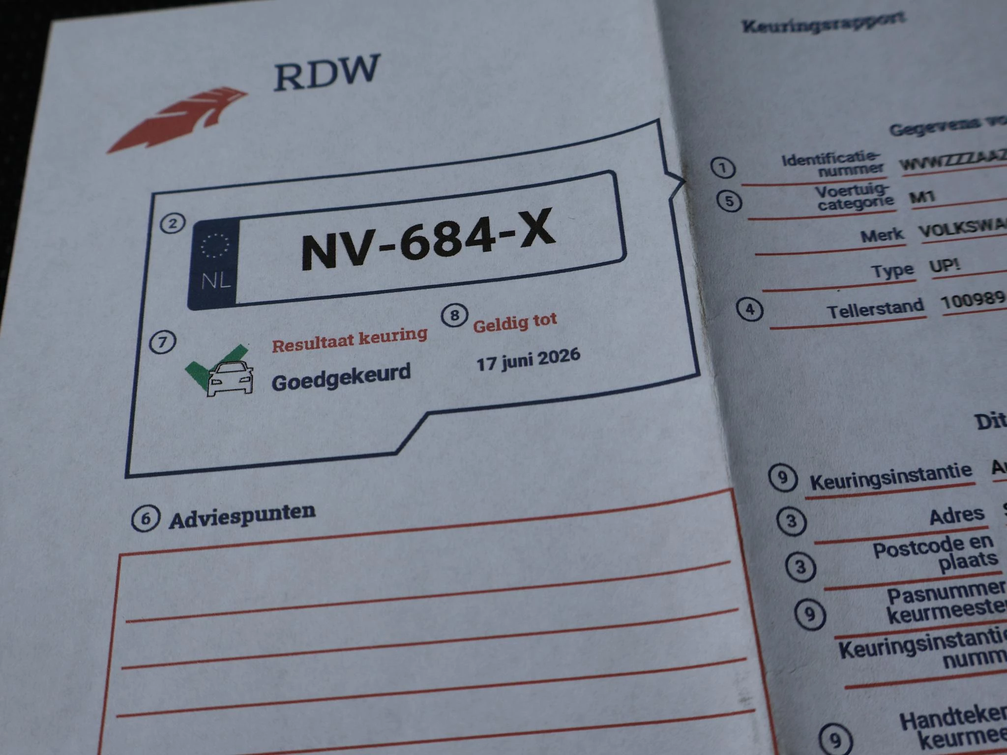 Hoofdafbeelding Volkswagen up!