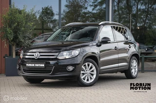 Volkswagen Tiguan 1.4 TSI Sport&Style | Vol lederen interieur | Trekhaak | schermen in. hoofdsteunen | lage km | Getint glas | Cruise | Climate