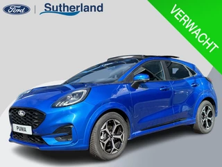 Hoofdafbeelding Ford Puma Ford Puma 1.0 EcoBoost Hybrid ST-Line Automaat 125pk | Panoramadak | Trekhaak afneembaar | Winter Pack | Adaptive cruise control  | Elektrische achterklep | Matrix LED | Keyless Entry | Navigatiesysteem | Privacy glass