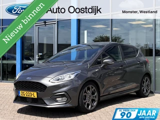 Ford Fiesta 1.0 EcoBoost ST-Line 100PK Stoelverwarming Voorruitverwarming Cruise Navi Parkeersensoren Climate Privacy Glass 17'' Velgen *Dealer Onderhouden*