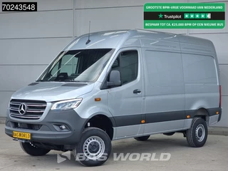 Mercedes Sprinter 319 CDI Automaat 4x4 Neues Modell ACC Navi Camera L2H2 Allrad 4WD Camper basis 10m3 Airco