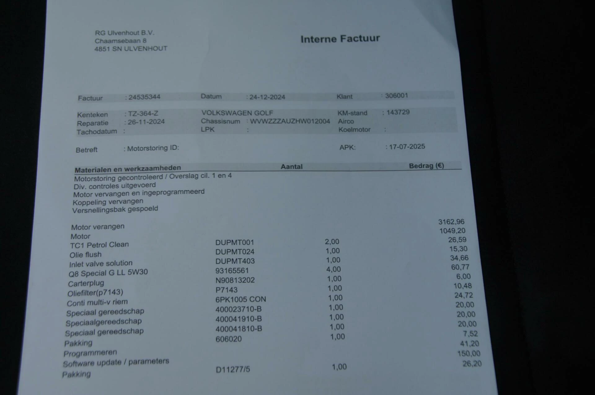 Hoofdafbeelding Volkswagen Golf