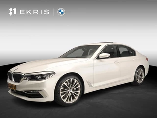 BMW 5 Serie Sedan 520d | LED | Leder | HUD | Active cruise | Trekhaak | Schuifdak | Comfortzetels | DAB | Harman-kardon sound | Alu 19 inch