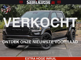 Dodge Ram 1500 LARAMIE SPORT | HEMI 5.7 V8 4x4 | LPG | Grootscherm 12" | LARAMIE PERFORMANCE | ZWART | CREWCAB 5'7 | GRIJSKENTEKEN | DUBBELE CABINE | 5 Persoons | VOORRAAD NR 2573 - 6545