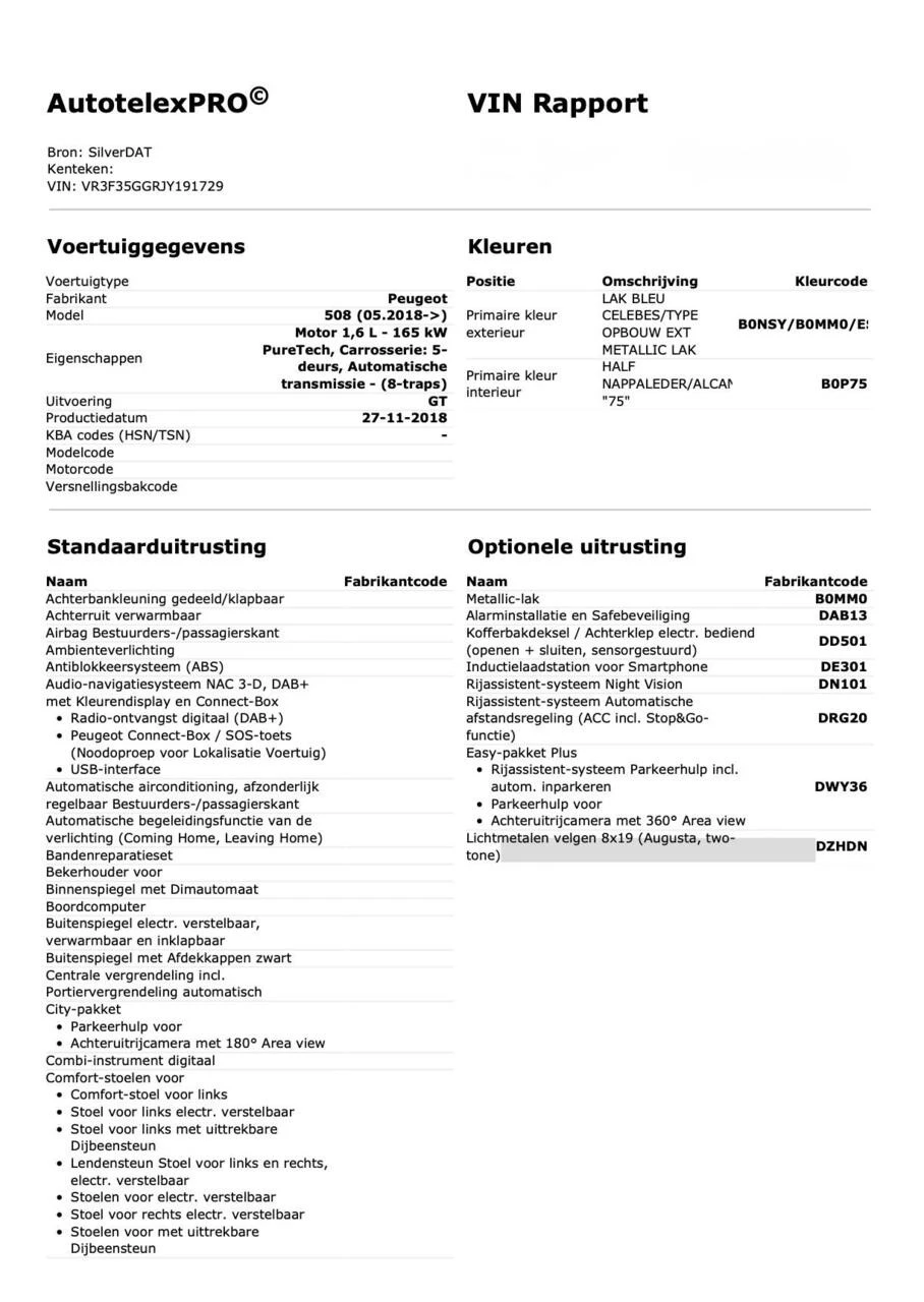Hoofdafbeelding Peugeot 508