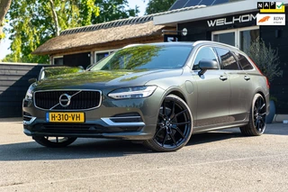 Hoofdafbeelding Volvo V90 Volvo V90 2.0 T8 AWD Inscription I 91% I Btw I Luxe Leder I Trekhaak I Pine Grey