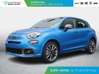 Fiat 500 X 1.5 Hybrid Sport | Automaat | Navi | Clima | Camera | Keyless | Cruise | Apple Carplay | BSM | 18"