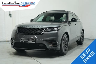 Land Rover Range Rover Velar 300D 3.0 V6 D300 R-Dynamic R-Dynamic Luchtvering stoelen electrisch bedienbaar L-memory private-glas HUD electrische achterklep zwarte-dakhemel  PDC v+a Matrix-verlichting ACC 20"-lmv keyless  acces/start Pano-dak 360-camera Digi-cockpit stoel/stuurverwarming Meridian-soundsystem