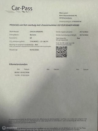 Dacia Sandero 1.0 TCE Navigatie+Camera+1e.Eigenaar!