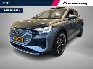 Audi Q4 e-tron 40 204pk Launch edition S Competition 77 kWh · SOH 91% · Panoramadak · Camera · SONOS · Apple/Android Car Play Navigatie · Stoelverwarming · Wegklapbare Trekhaak · Apple/Android Car Play · 21'' Inch ·