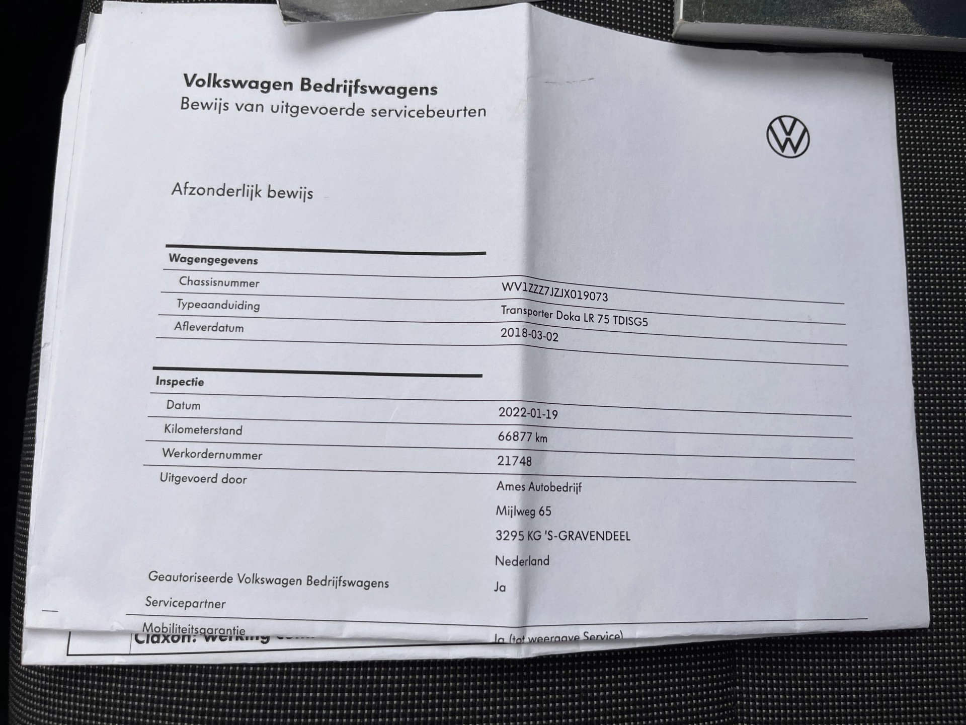 Hoofdafbeelding Volkswagen Transporter