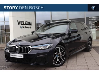 BMW 5 Serie Touring 530e High Executive M Sport Automaat / Panoramadak / Trekhaak / Stoelventilatie / Laserlight / Comfort Access / Head-Up / Harman Kardon / Live Cockpit Professional