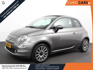 Fiat 500 C 1.2 Star  Lederen bekleding Navigatie Apple Carplay / Android Auto Climate Control Parkeer sensoren Led