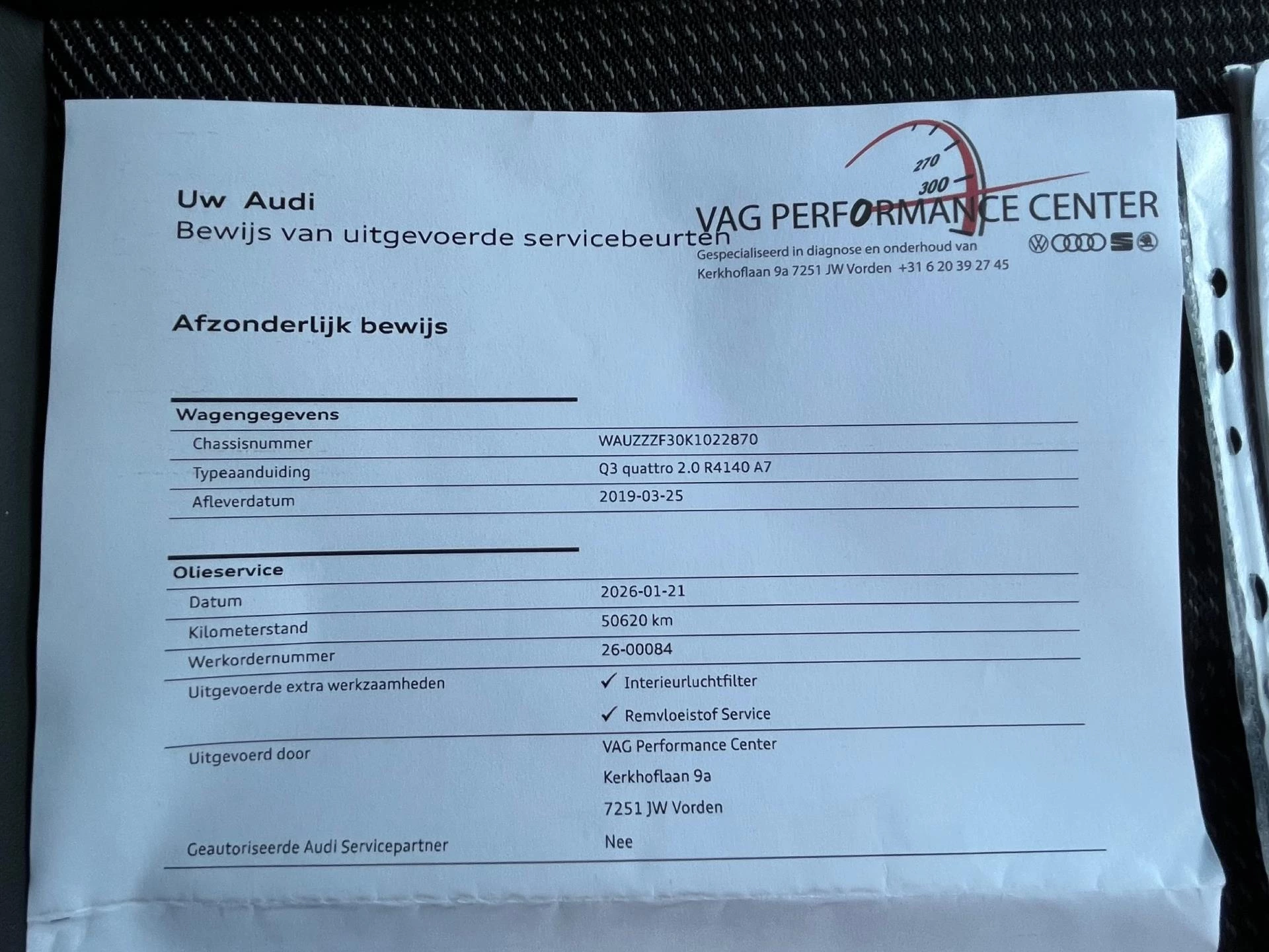 Hoofdafbeelding Audi Q3