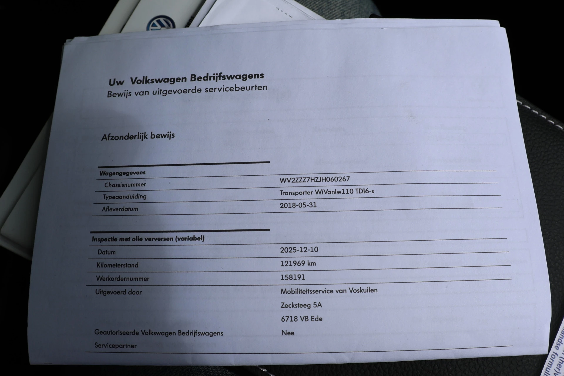 Hoofdafbeelding Volkswagen Transporter