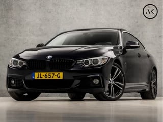 BMW 4 Serie Gran Coupé 420i High Executive M Sport 184Pk Automaat (GROOT NAVI, M PAKKET, LEDEREN SPORTSTOELEN, STOELVERWARMING, M SPORT STUUR, GETINT GLAS, ZWART HEMEL, NIEUWSTAAT)