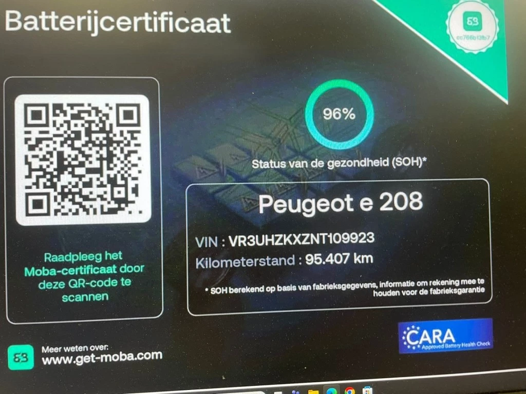 Hoofdafbeelding Peugeot e-208