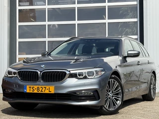 BMW 5 Serie Touring 520i High Executive 184pk | Sport Line | Bluetooth | Elektrisch bedienbare achterklep | LED koplampen | Lederen bekleding | Navigatiesysteem full map | Voorstoelen verwarmd | Trekhaak elektrisch uitklapbaar | Prachtig exemplaar!
