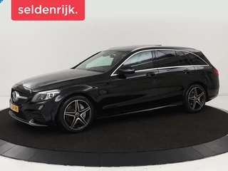 Mercedes-Benz C-klasse 300e AMG | Stoelventilatie | Panoramadak | Leder |  Burmester | Memory | Luchtvering | Carplay | Stoelverwarming | Navigatie | Full LED