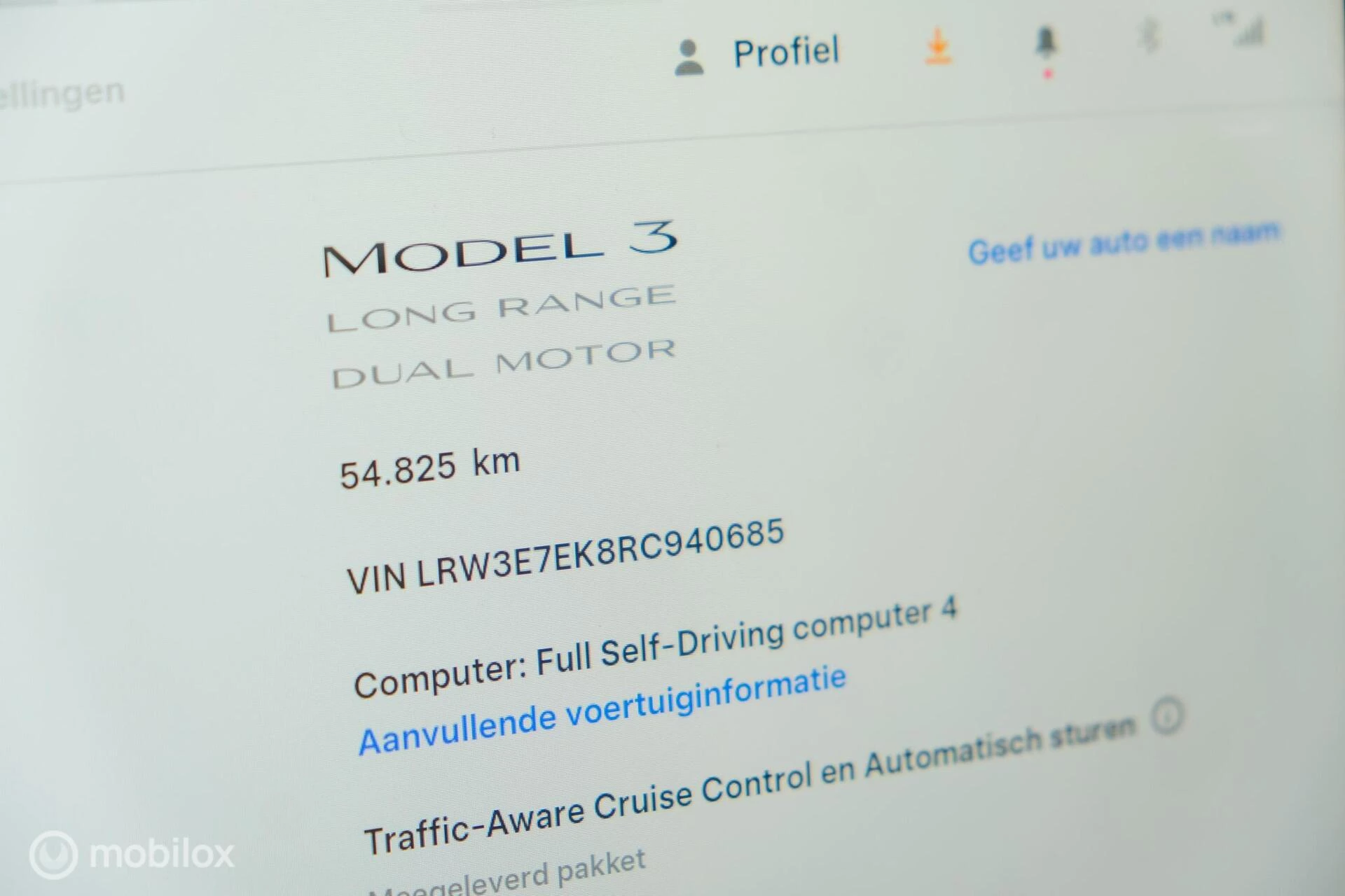 Hoofdafbeelding Tesla Model 3