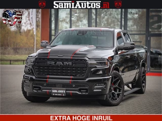 Dodge Ram 1500 Limited Night High Output 540HP 706Nm | Massage + Full Option | De Meest Luxe en Volle Pick-Up in zijn Klasse | Comfortabele Dubbele Cabine met Royale 5 Zitplaatsen | BPM vrij | Nu Leverbaar uit Voorraad | Voorraad Nr 2357 - 5182