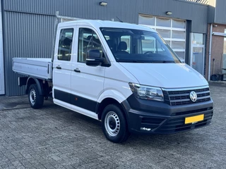 Volkswagen Crafter 35 2.0 TDI DC Open laadbak Airco Cruise controle Pick-up Euro 6 Parkeerhulp achter evt 3000kg trekgewicht 6 persoons p-up bakwagen open laadbak Pritsche