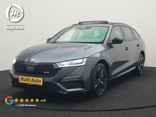 Škoda Octavia Combi 1.4 TSI RS iV Plug In Hybrid 245pk PHEV | Panodak | Apple Carplay | Sportstoelen Verwarmd | 18"L.M | Stuur Verwarmd | Navigatie | Keyless | Virtual | Sfeerverlichting | Cruise Control | DAB |