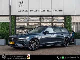 Hoofdafbeelding Volvo V90 Volvo V90 2.0 T8 PHEV AWD Long Range Ultimate Dark | Pano | Luchtvering | 360 Camera | Trekhaak | BTW |