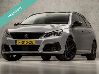 Peugeot 308 SW 1.2 PureTech GT-line Automaat (PANORAMADAK, APPLE CARPLAY, GROOT NAVI, 360 CAMERA, ADAPTIVE CRUISE, LEDER, SPORTSTOELEN, KEYLESS, DENON AUDIO, LED KOPLAMPEN, DAB+, ZWART HEMEL, NIEUWSTAAT)