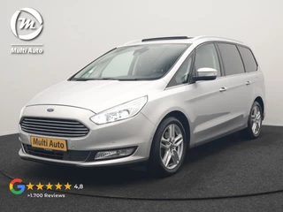 Ford Galaxy 2.0 Titanium Automaat 7 Persoons 241pk | Panodak | Trekhaak Afn. | Camera | Alcantara Sportstoelen Memory & Verwamd | Stuur Verwarmd | Keyless | Blis | Navigatie | DAB | Cruise Control |