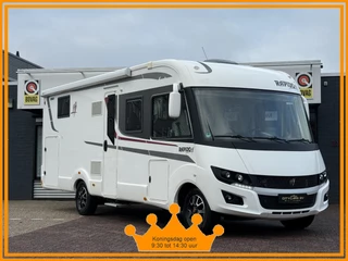 Fiat Ducato Rapido 896 F 160 PK face to face slechts 12.000 dkm Queensbed+hefbed luifel 2x tv camera grote garage dakairco Truma hordeur