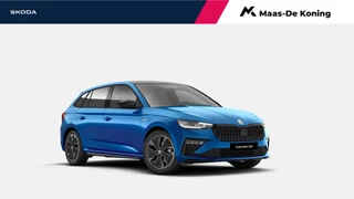 Hoofdafbeelding Škoda Scala Skoda Scala 1.0 TSI Monte Carlo  85 kW / 115 PK Hatchback 6 versn | Race Blue | Trekhaak