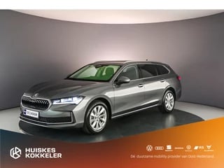 Škoda Superb Combi First Edition 1.5 eTSI 150pk DSG Automaat Adaptive cruise control, Elektrische achterklep, LED matrix koplampen, Achteruitrijcamera, Navigatie, Stoelverwarming, Parkeersensoren, Verwarmde voorruit