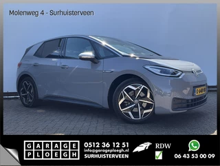 Hoofdafbeelding Volkswagen ID.3 Volkswagen ID.3 First Plus 58 kWh Soh90% Adap.Cruise Stoel/Stuurverw Navi Keyless 100% Elektrisch