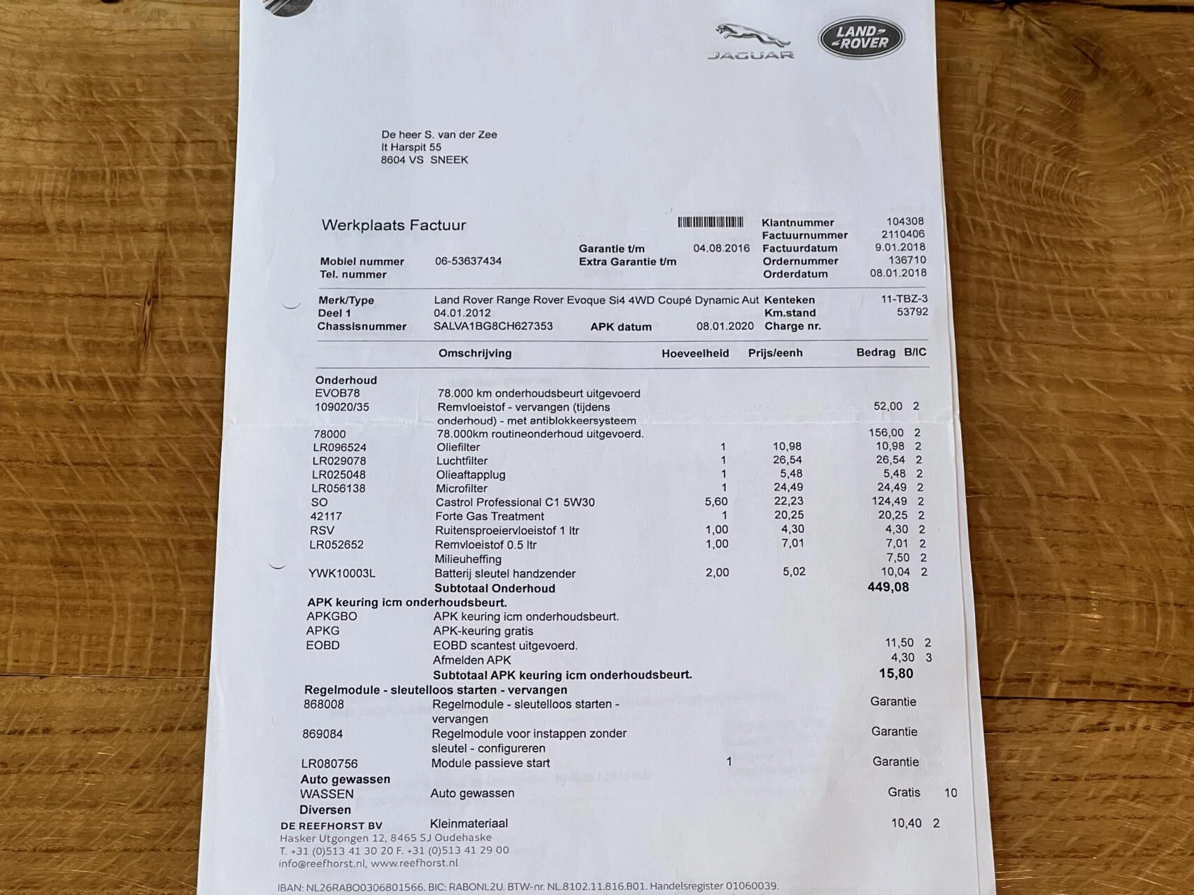 Hoofdafbeelding Land Rover Range Rover Evoque