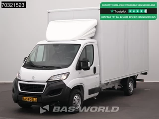 Peugeot Boxer 140PK D'Hollandia Laadklep Zijdeur Bakwagen Airco Cruise Euro6 Meubelbak Koffer Airco Cruise control