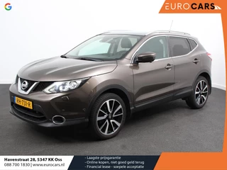 Hoofdafbeelding Nissan QASHQAI Nissan Qashqai 1.2 Tekna Airco | Cruise control | LED | Parkeersensoren | Camera | Radio | Lichtmetalen velgen | Verwarmde voorstoelen | Panoramadak | Trekhaak